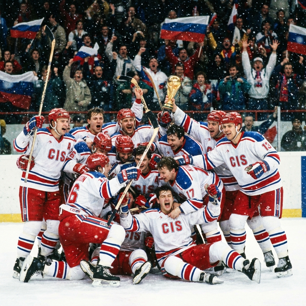 Снегопад историй: как хоккейная сборная СНГ завоевала золото в Альбервиле