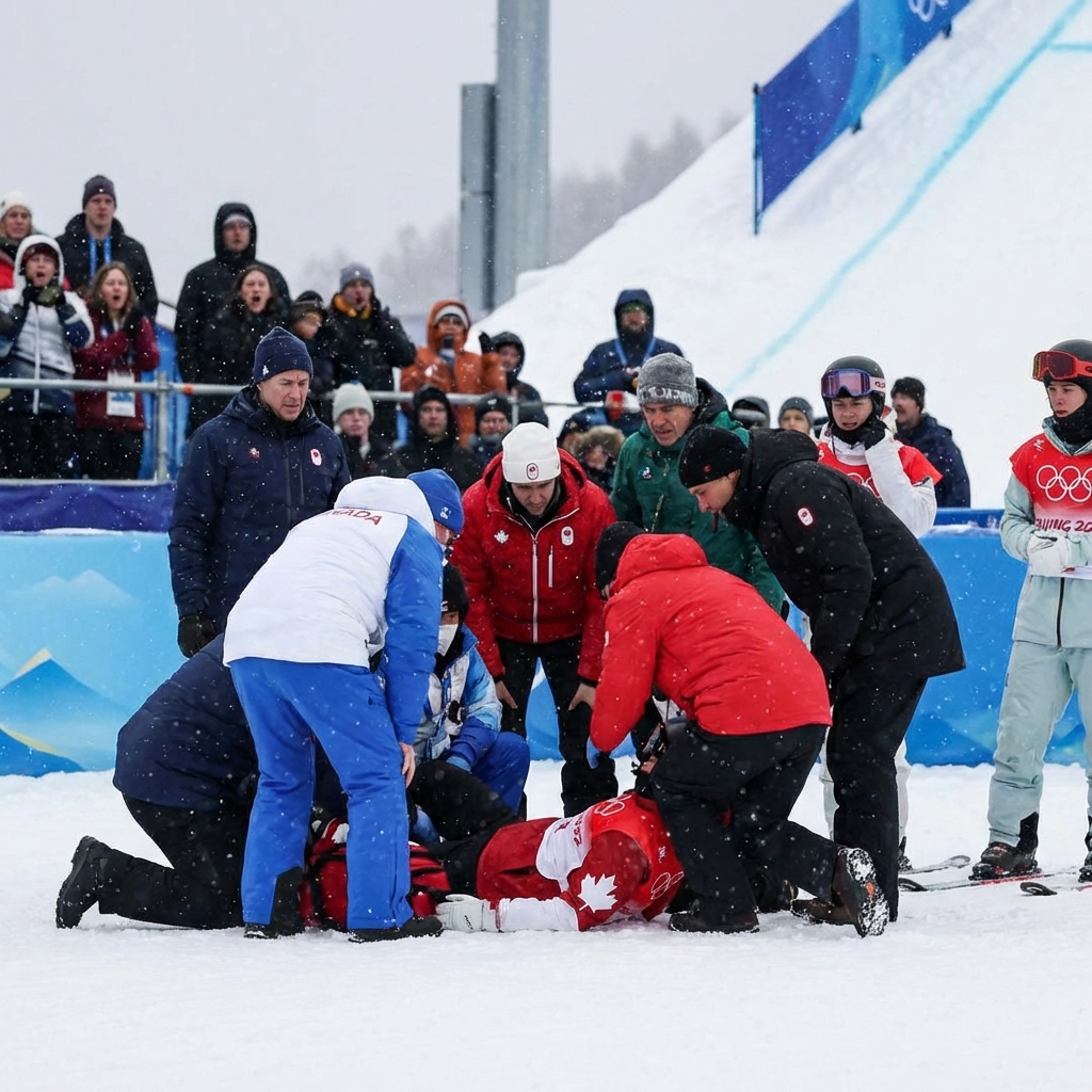 Трагедия во фристайле: падение канадца шокировало Олимпиаду