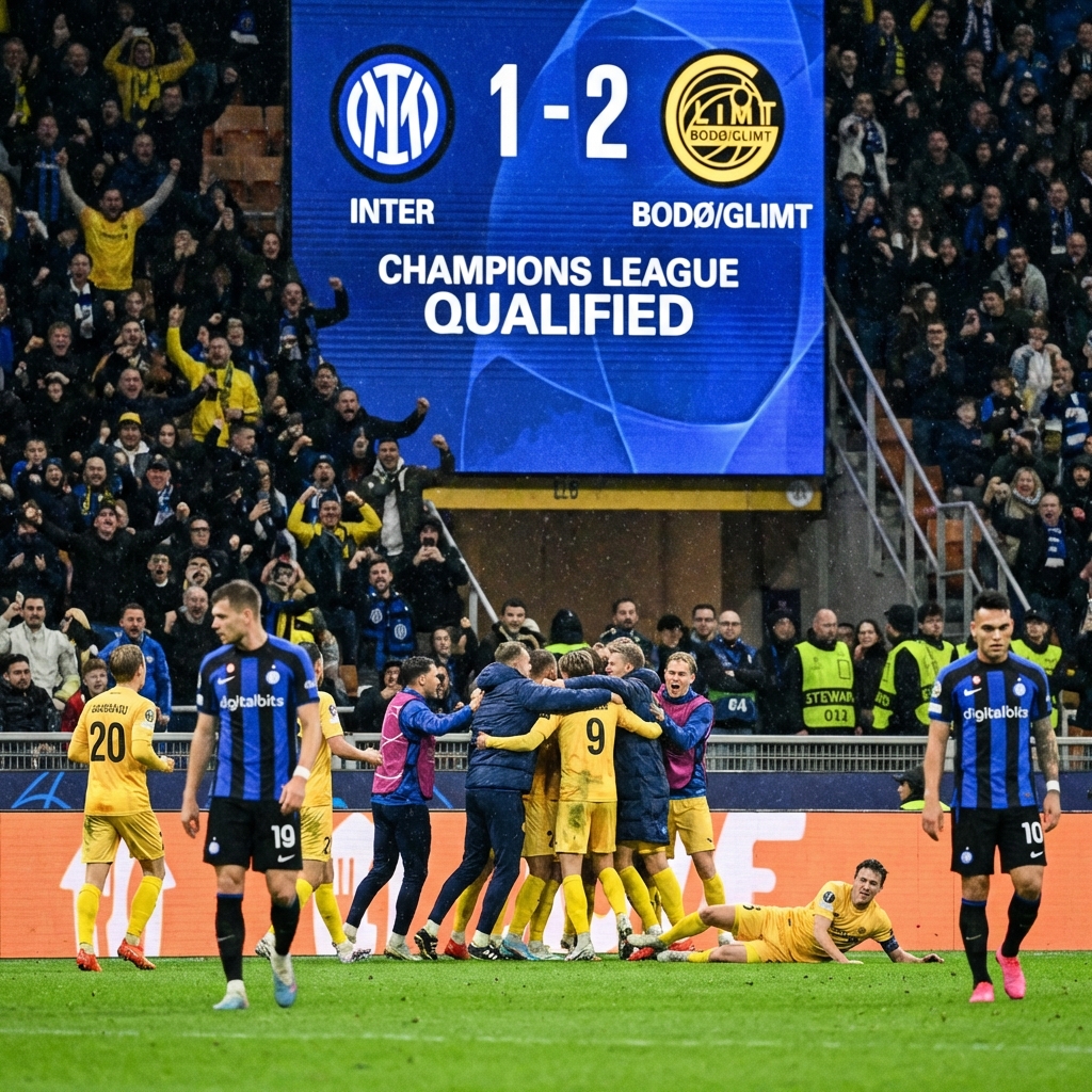 Буде-Глимт шокирует Интер и выходит в 1/8 Лиги чемпионов!