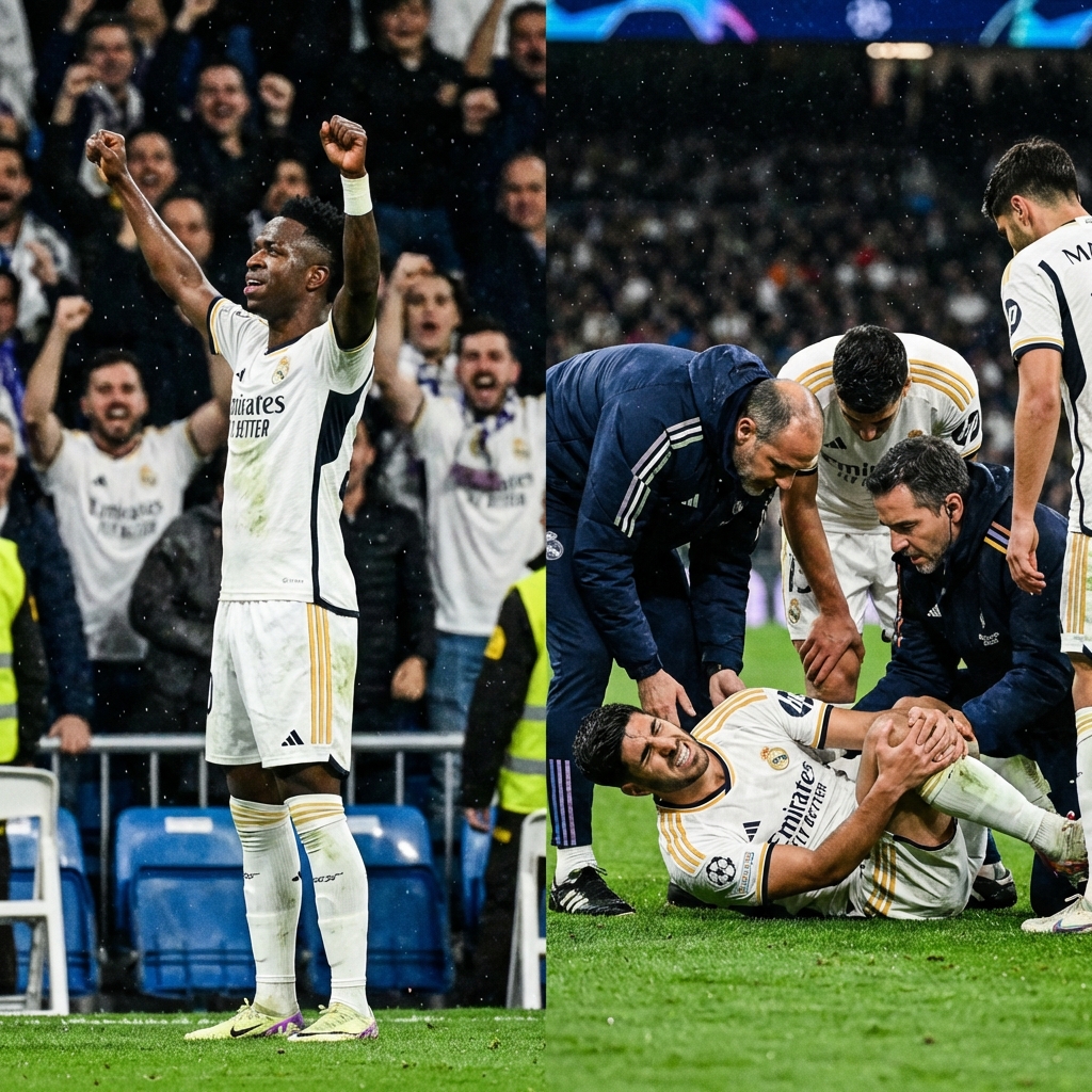 Реал пробивается в 1/8 Лиги чемпионов: Винисиус и травма Асенсио