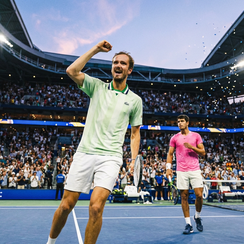 Медведев сломал серию Алькараса и вышел в финал!