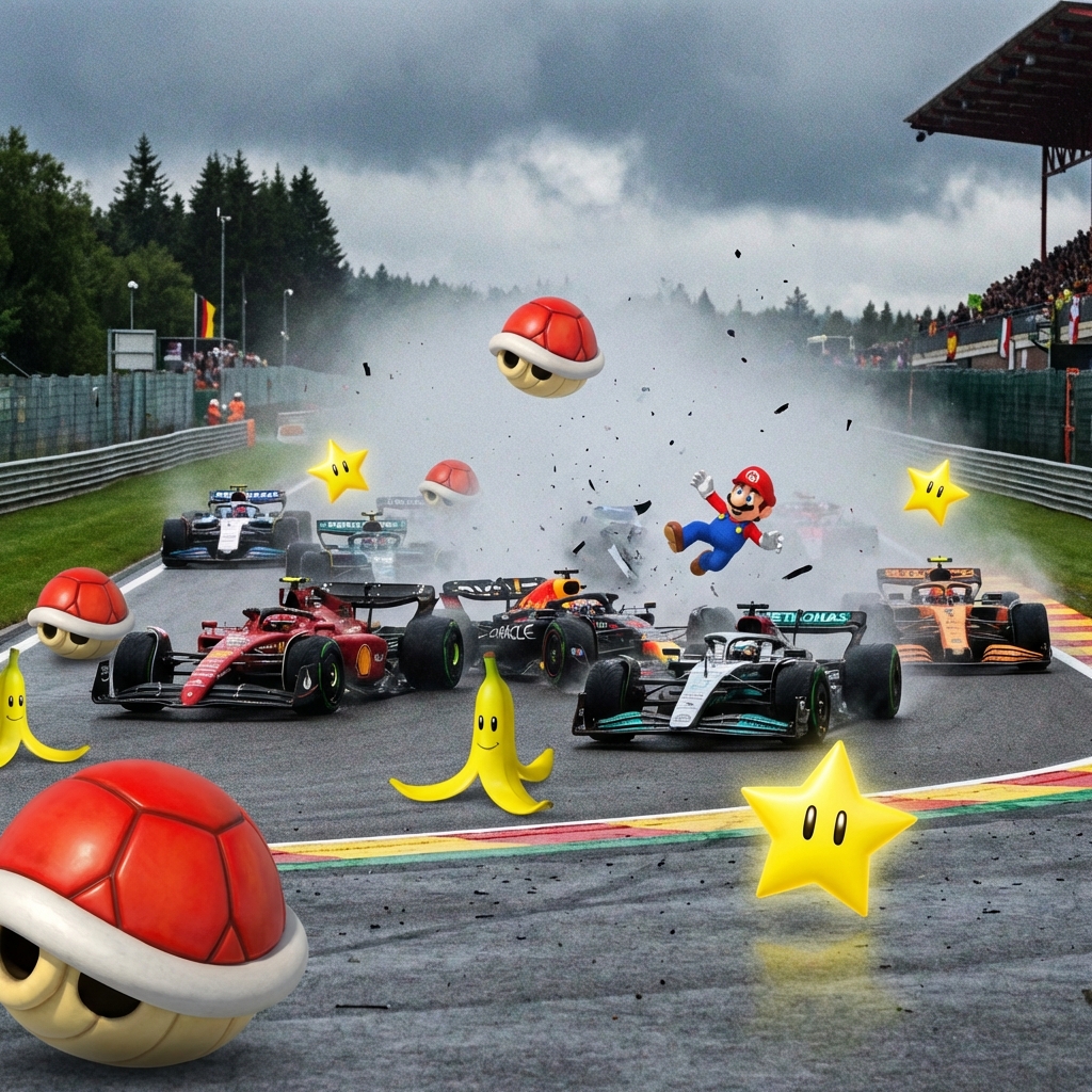 Формула-1: когда настоящая гонка превращается в Марио Карт
