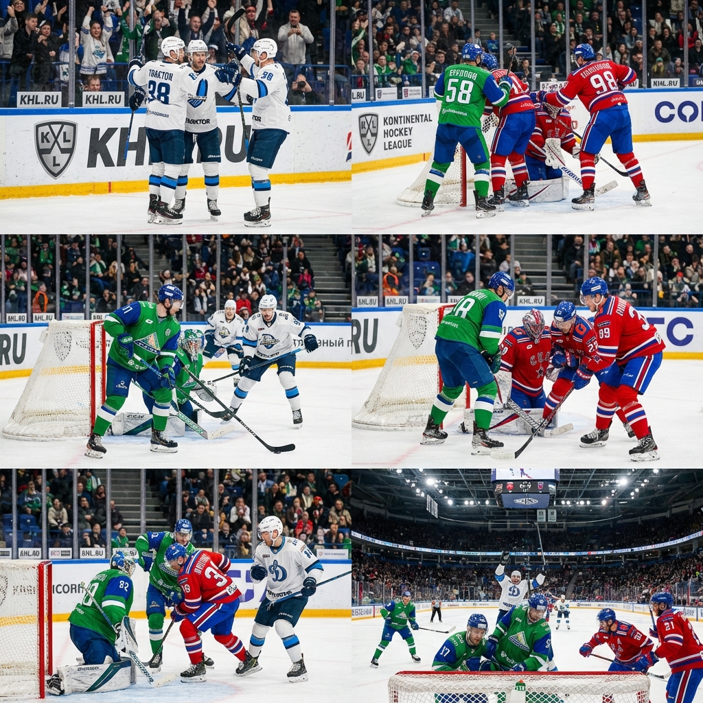 Плей-офф КХЛ: «Трактор» восстал, «Салават» и СКА в борьбе за верх