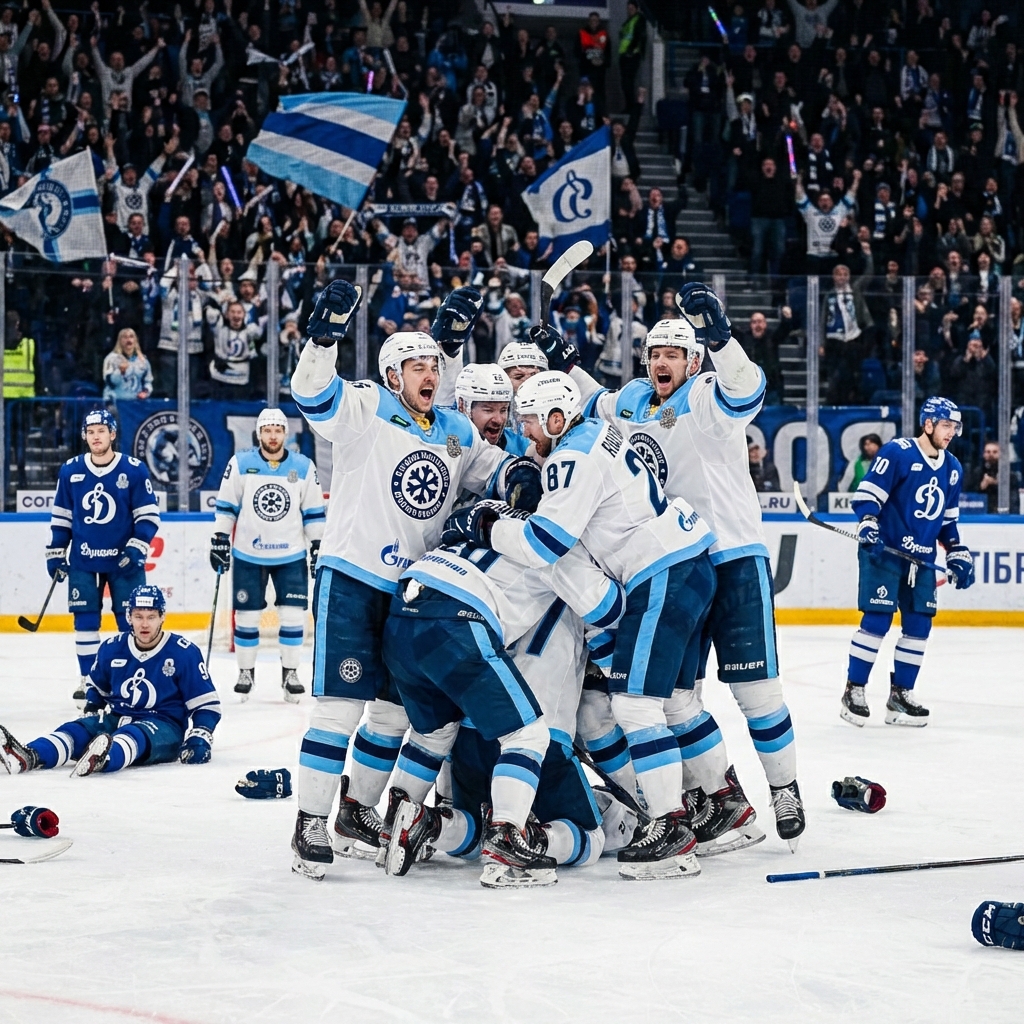 Сибирь творит чудеса: победа в овертайме и вылет Динамо!