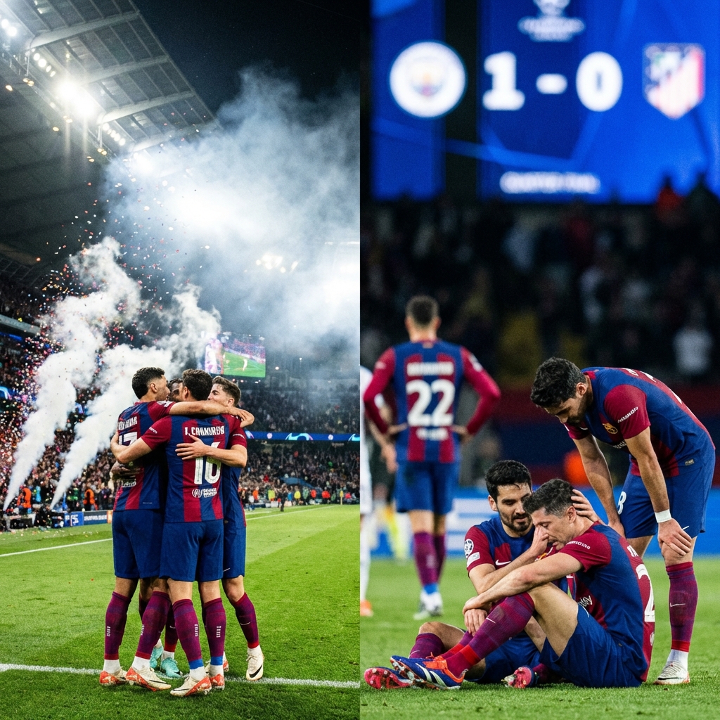 Лига чемпионов: зрелищные матчи и неожиданные потери в четвертьфиналах