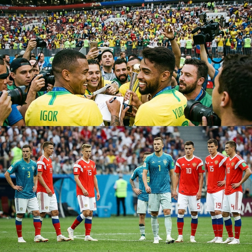 Почему бразильские футболисты Игорь и Юрий популярнее российских?