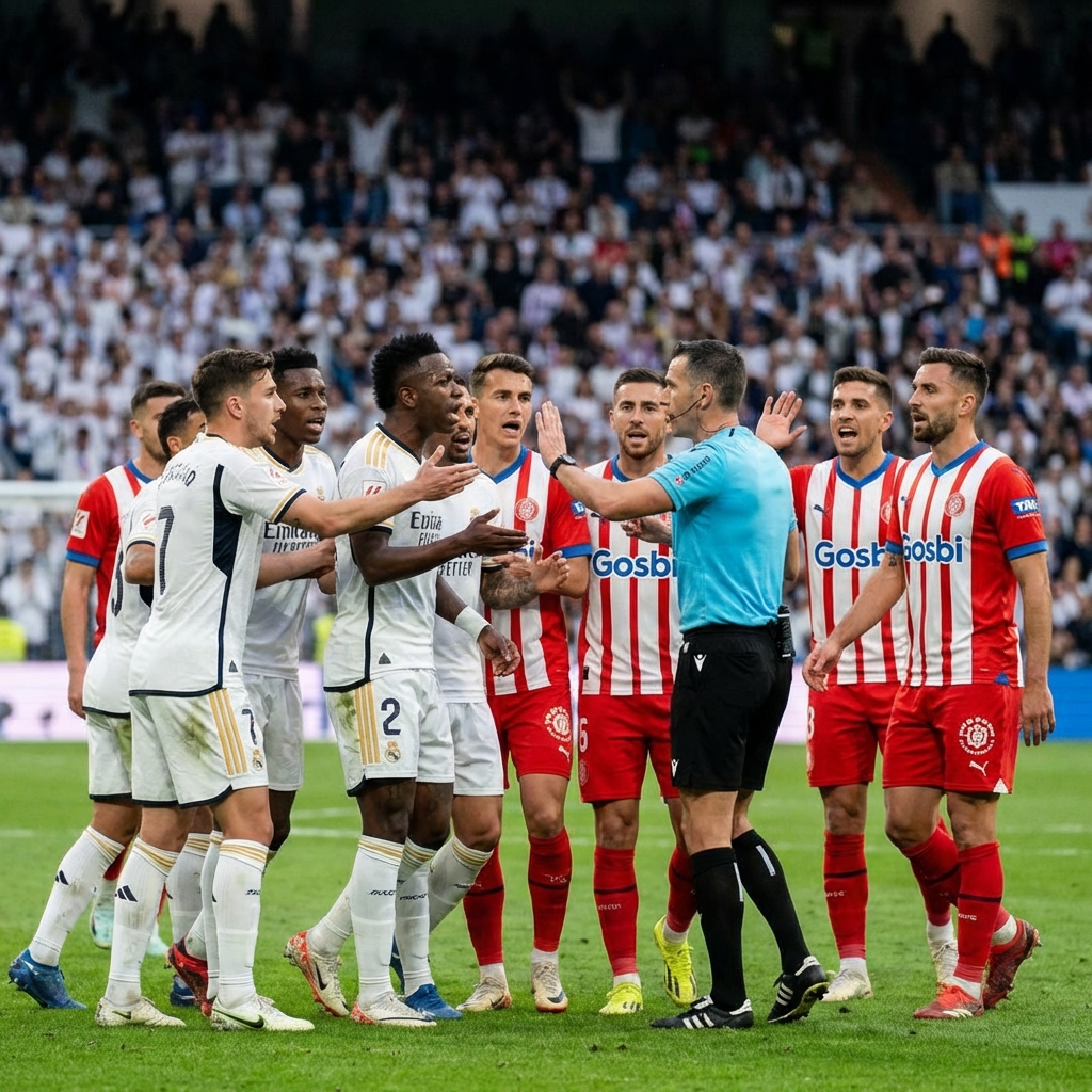 Судейский скандал в Мадриде: Реал теряет очки в поединке с Жироной