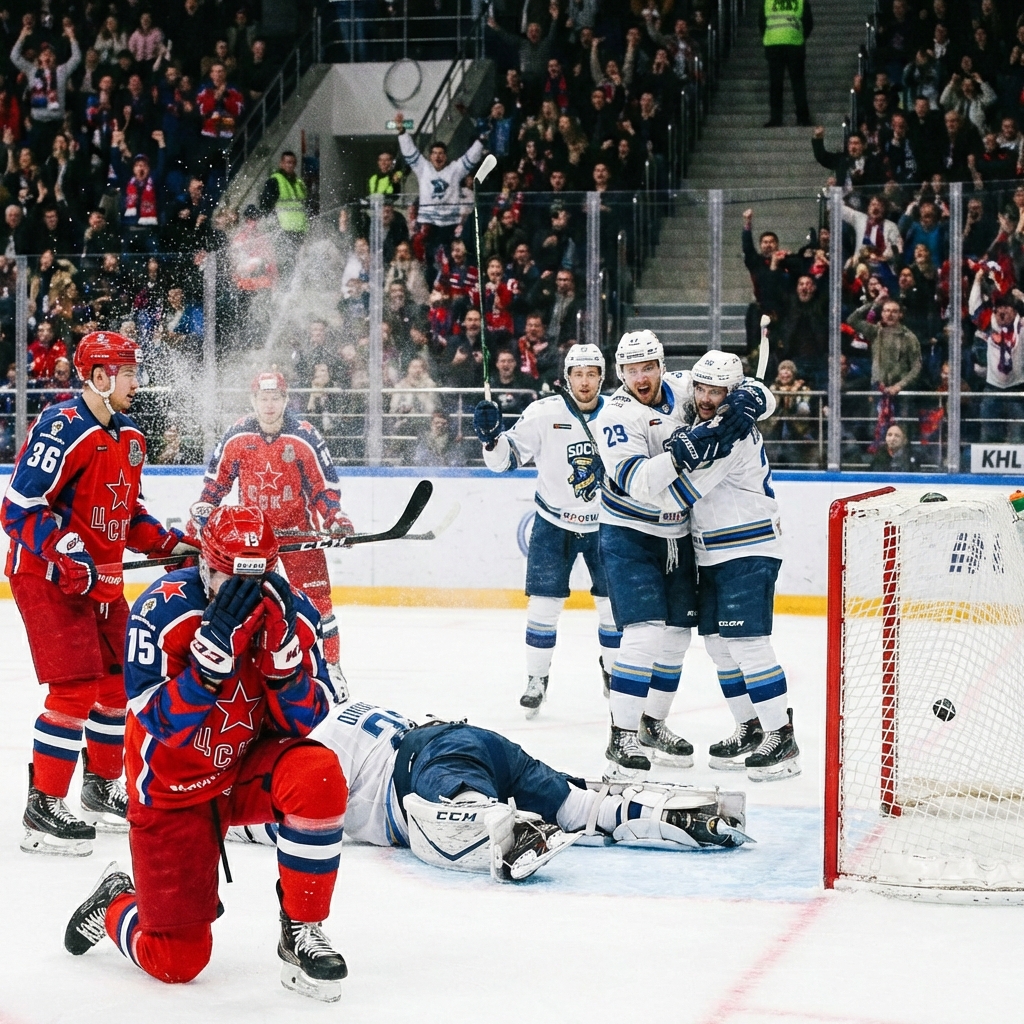 ЦСКА терпит фиаско: «Сочи» неожиданно прерывает серию неудач