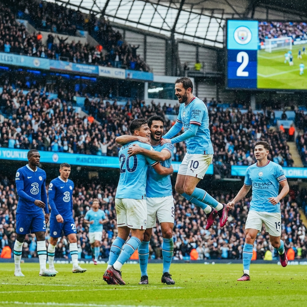 Манчестер Сити снова на коне: разгром Челси и чемпионская гонка