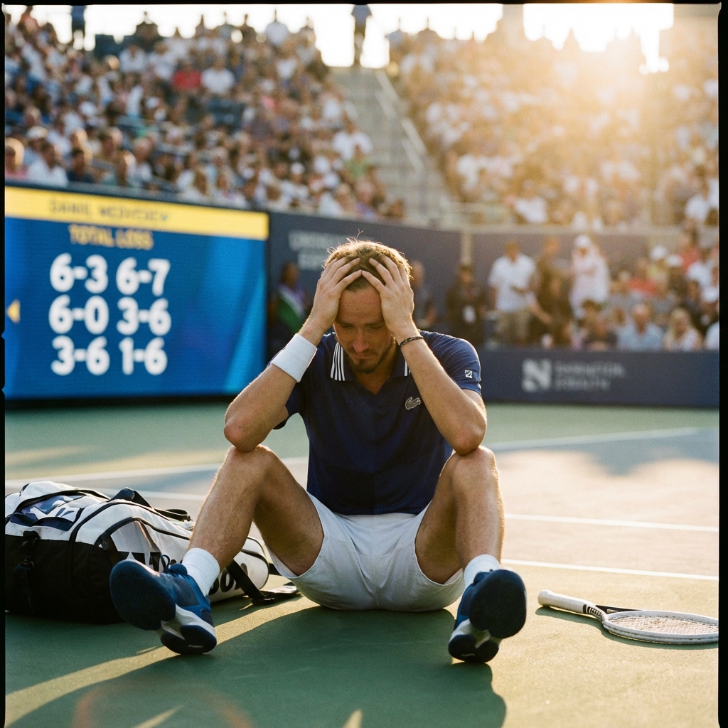 Неудачи Медведева: самые провальные матчи в карьере