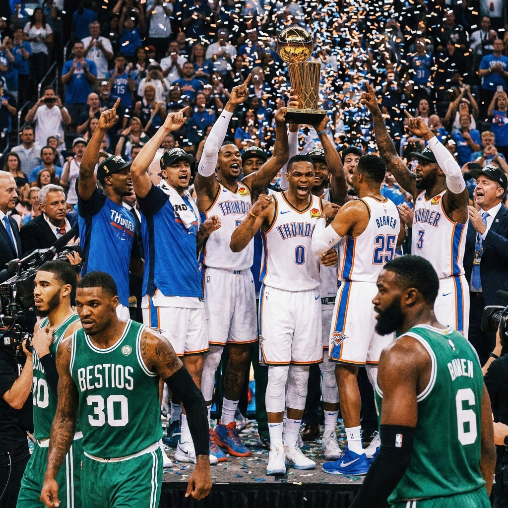 «Оклахома» в роли чемпиона, «Бостон» на пути к реваншу в плей-офф