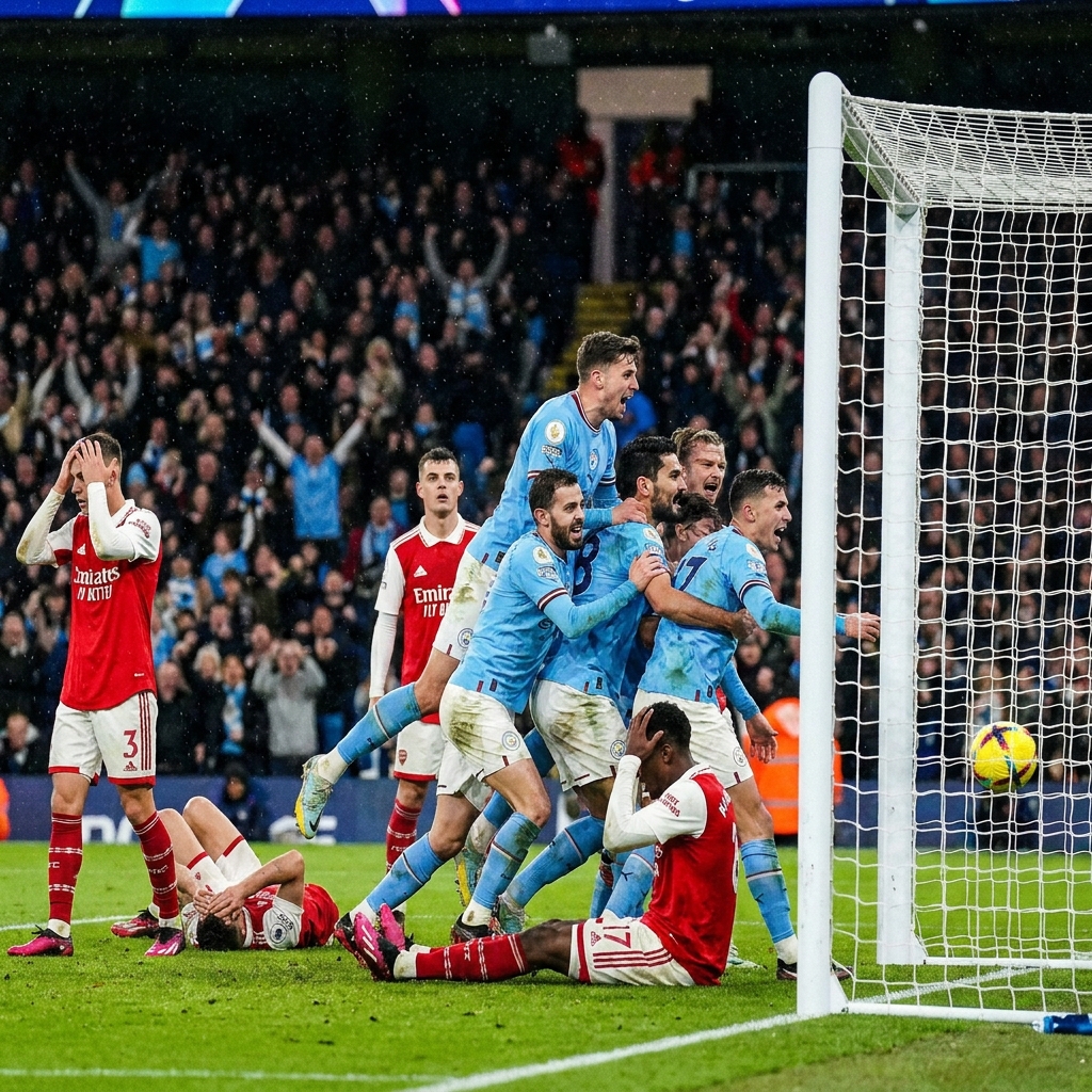 Невероятный матч: «Арсенал» шокирует, но «Сити» вырывает победу