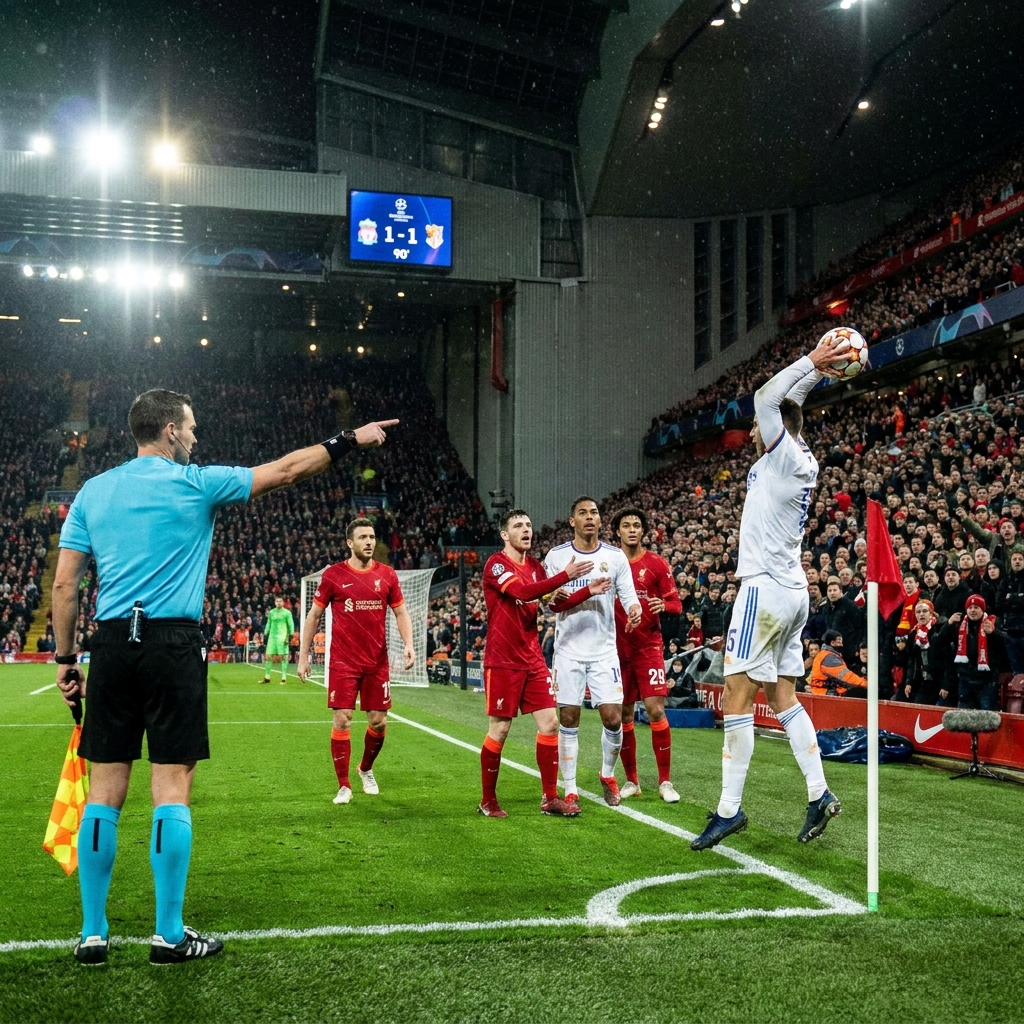 Скандал в полуфинале ЛЧ: отмена гола из-за неудачного аута!