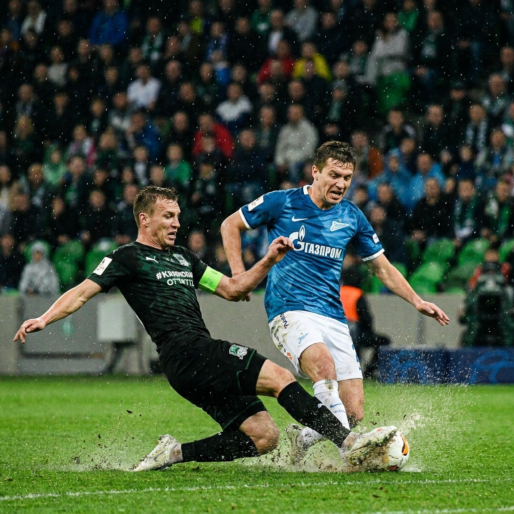 «Краснодар» врывается в гонку: отрыв от «Зенита» на пике напряжения