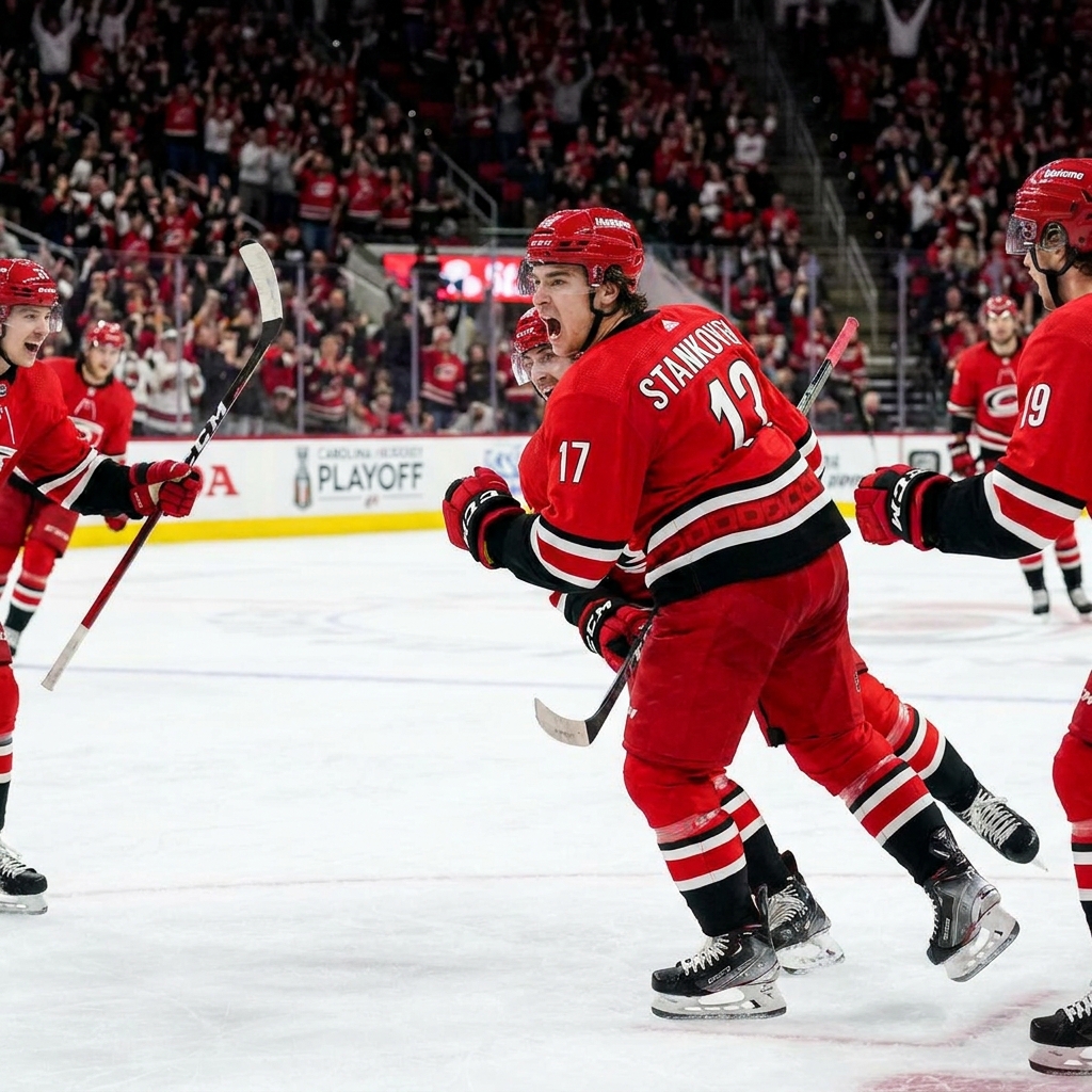 Станковен становится звездой плей-офф: «Каролина» на верном пути