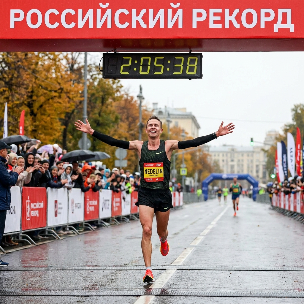 Неделин побил рекорд России в марафоне: новая эра бега