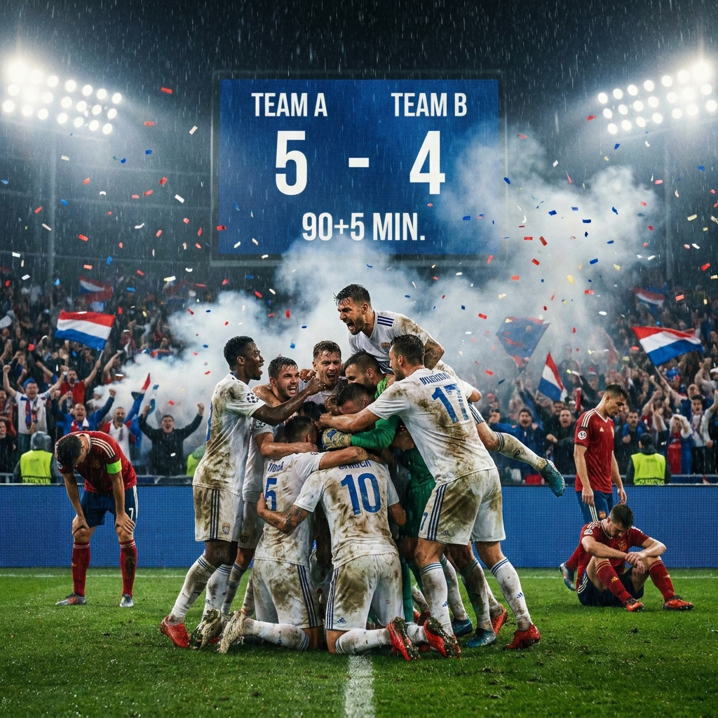 Футбольный спектакль: 9 голов в полуфинале Лиги чемпионов!