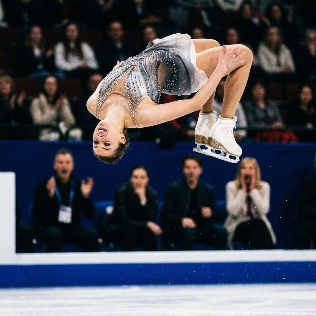 Потеря и триумф: ученица Плющенко ставит новый рекорд по сальто