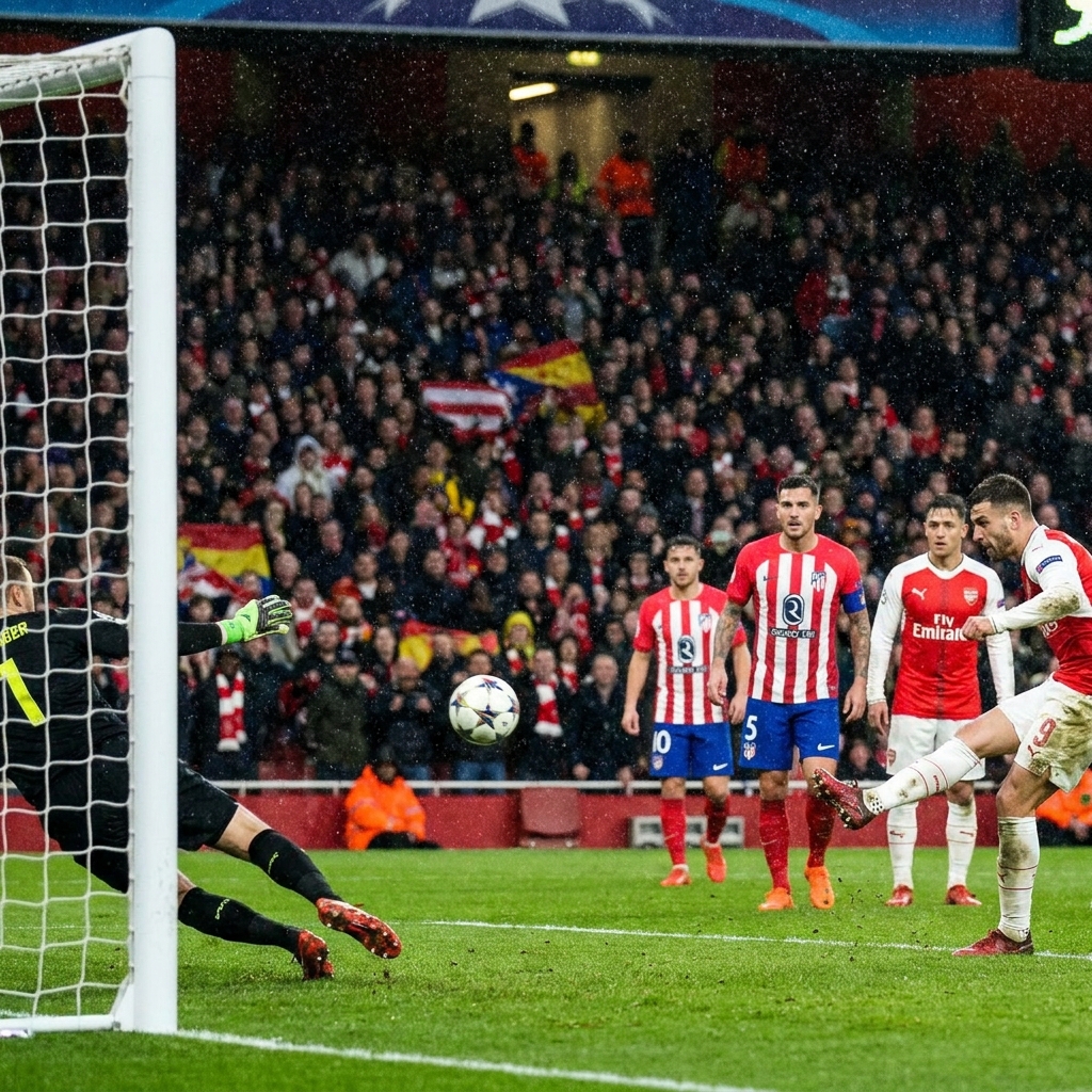 Пенальти решают судьбу: «Арсенал» и «Атлетико» сыграли вничью