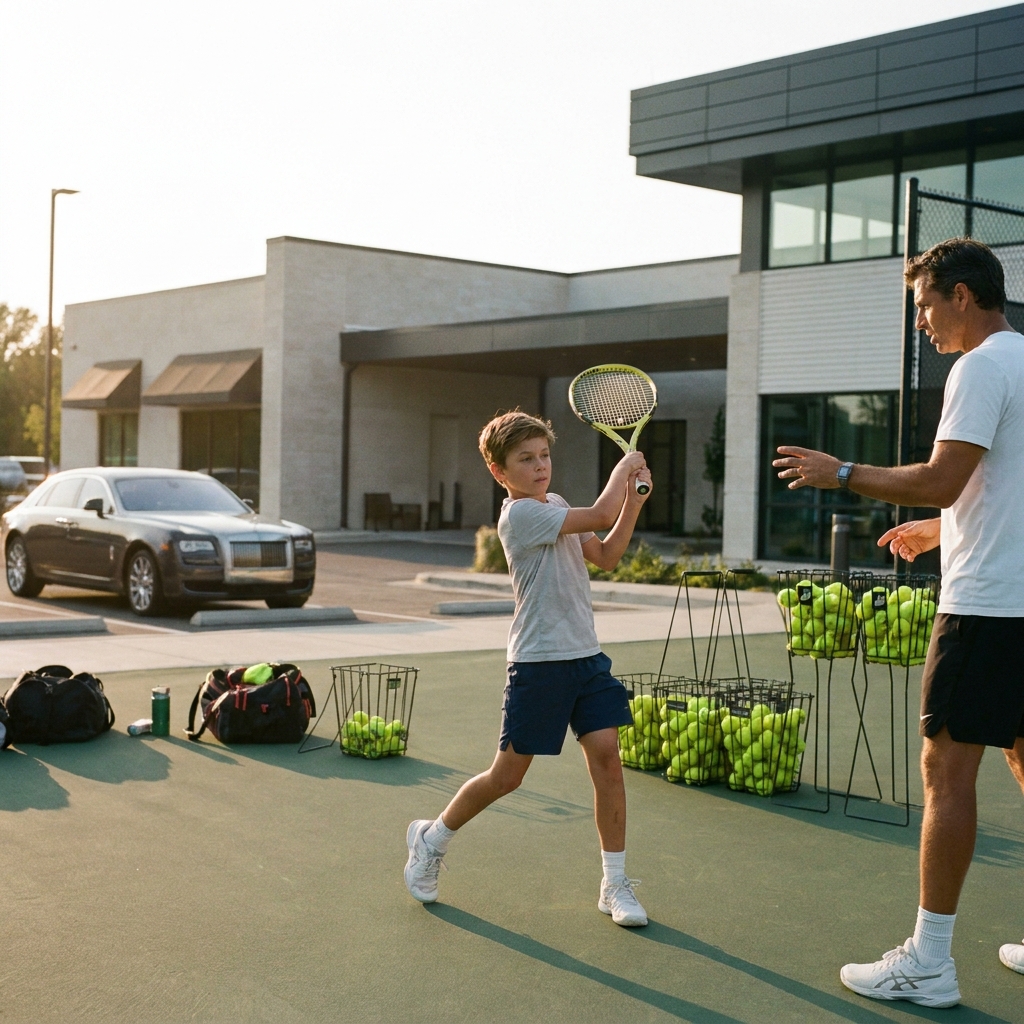 Как вложение в 400 тысяч рублей в месяц может сделать из ребенка теннисного чемпиона