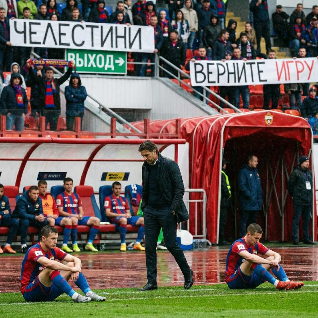 ЦСКА вновь в кризисе: увольнение Челестини — начало конца?