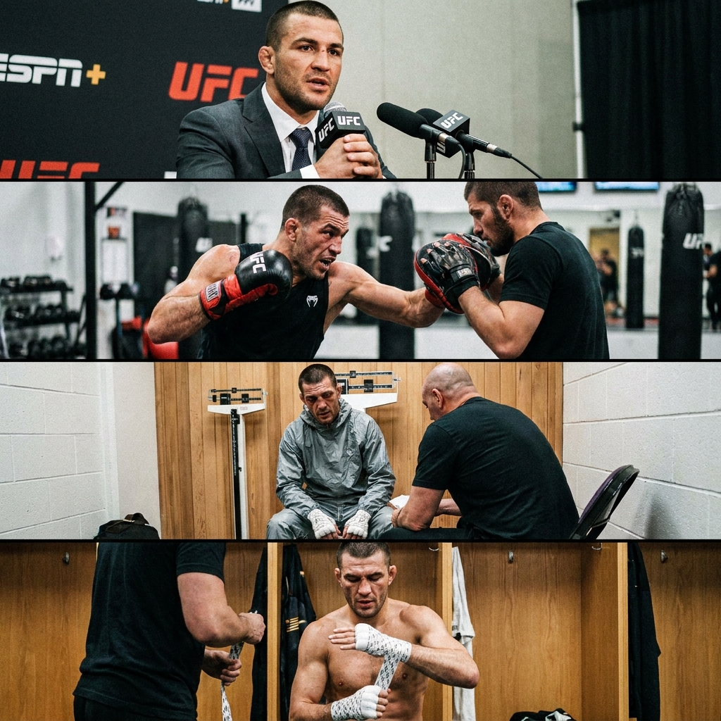 Неделя в жизни UFC-бойца: от медиа до весогонки