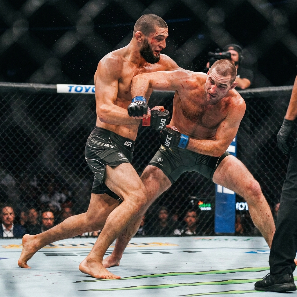Чимаев против Стрикленда: кто станет чемпионом UFC 328?