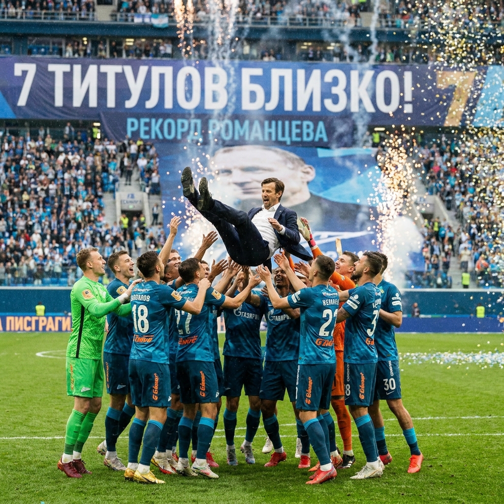 Семак на пути к рекорду Романцева: 7-й титул уже близко!