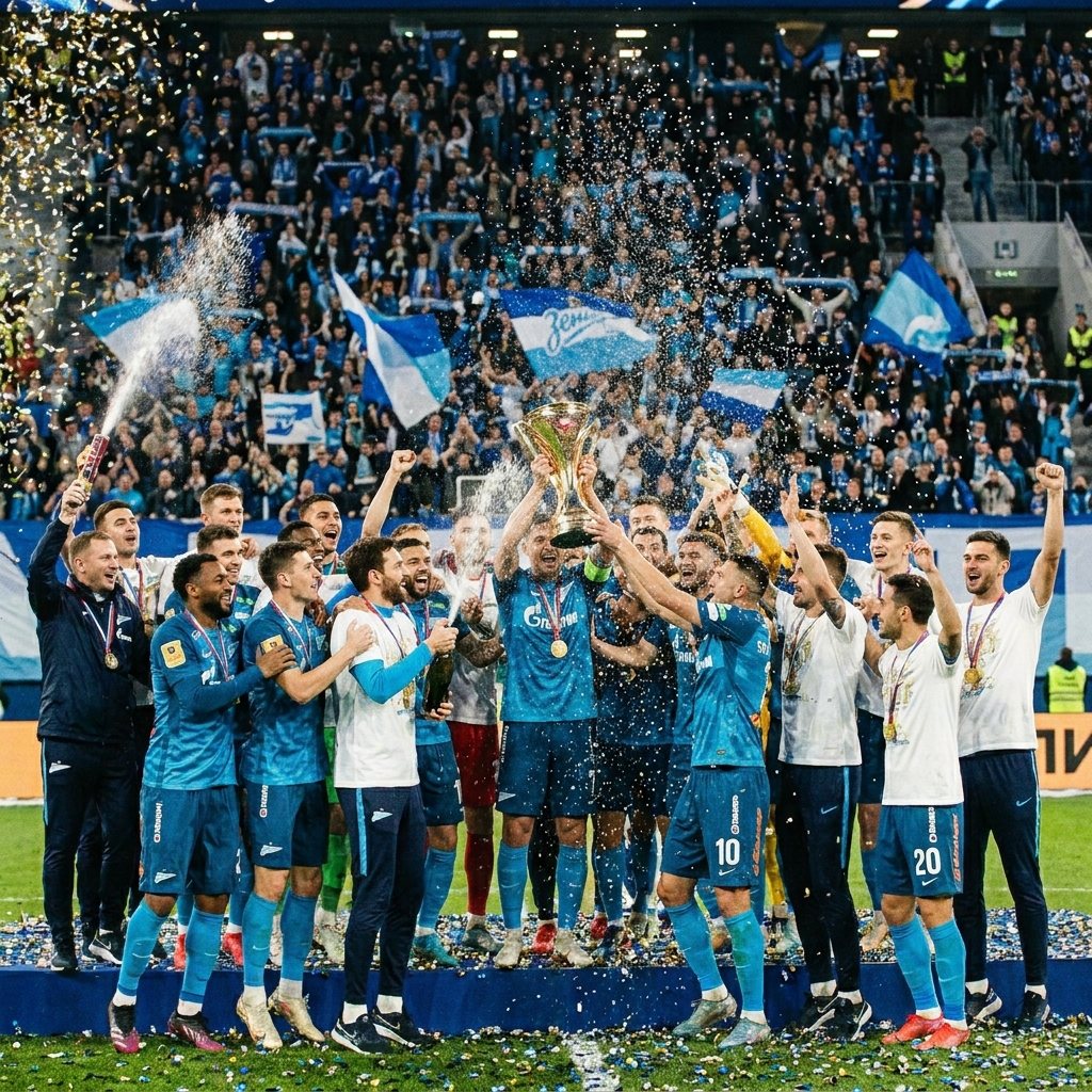 Зенит снова на вершине: как команда вернула чемпионский титул