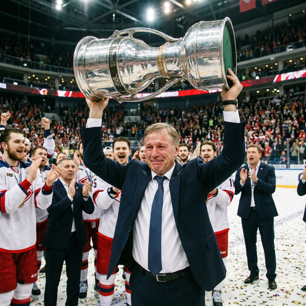 Боб Хартли завершил карьеру с Кубком Гагарина в руках