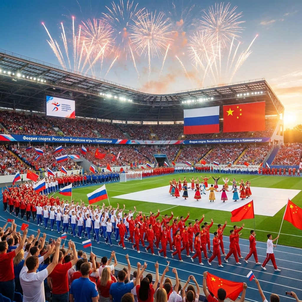 Феерия спорта: открытие Российско-Китайских игр в Калининграде