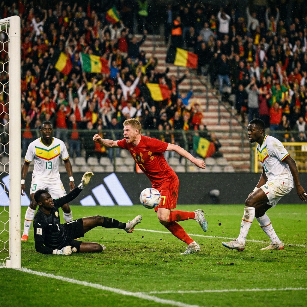 Невероятный финал! Бельгия вырывает победу у Сенегала в ЧМ! 🌍⚽
