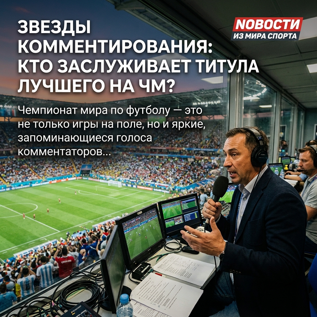 Звезды комментирования: кто заслуживает титула лучшего на ЧМ?